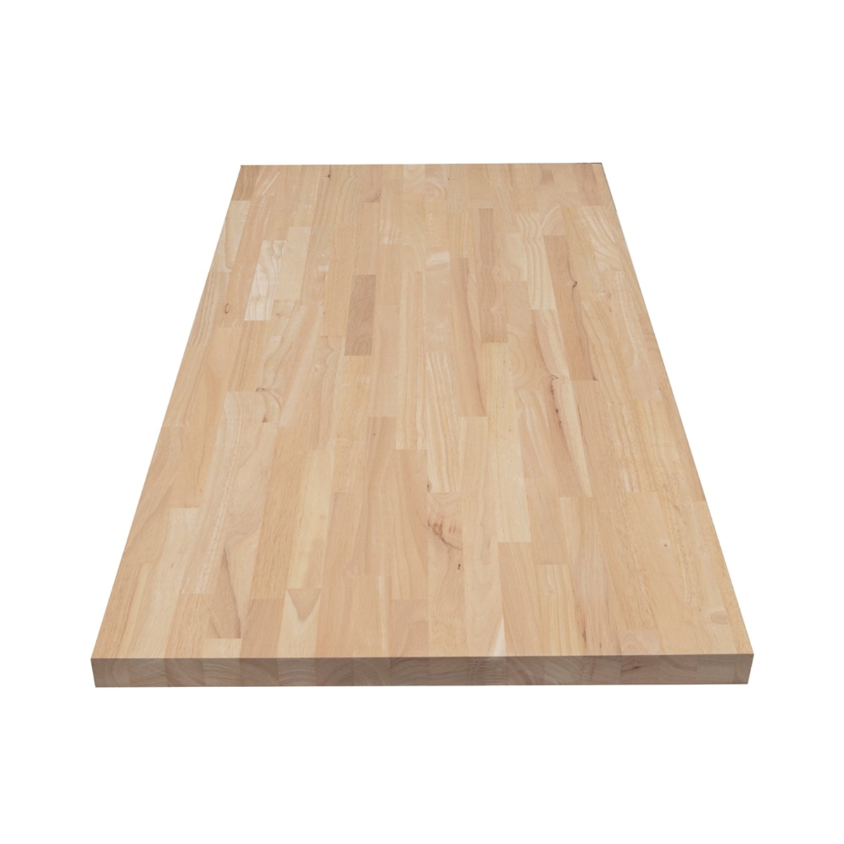 CenterPointe Series RW0498CP Butcher Block Top, 98 in L, 4 in D, 1-1/2 in Thick, Wood, Unfinished