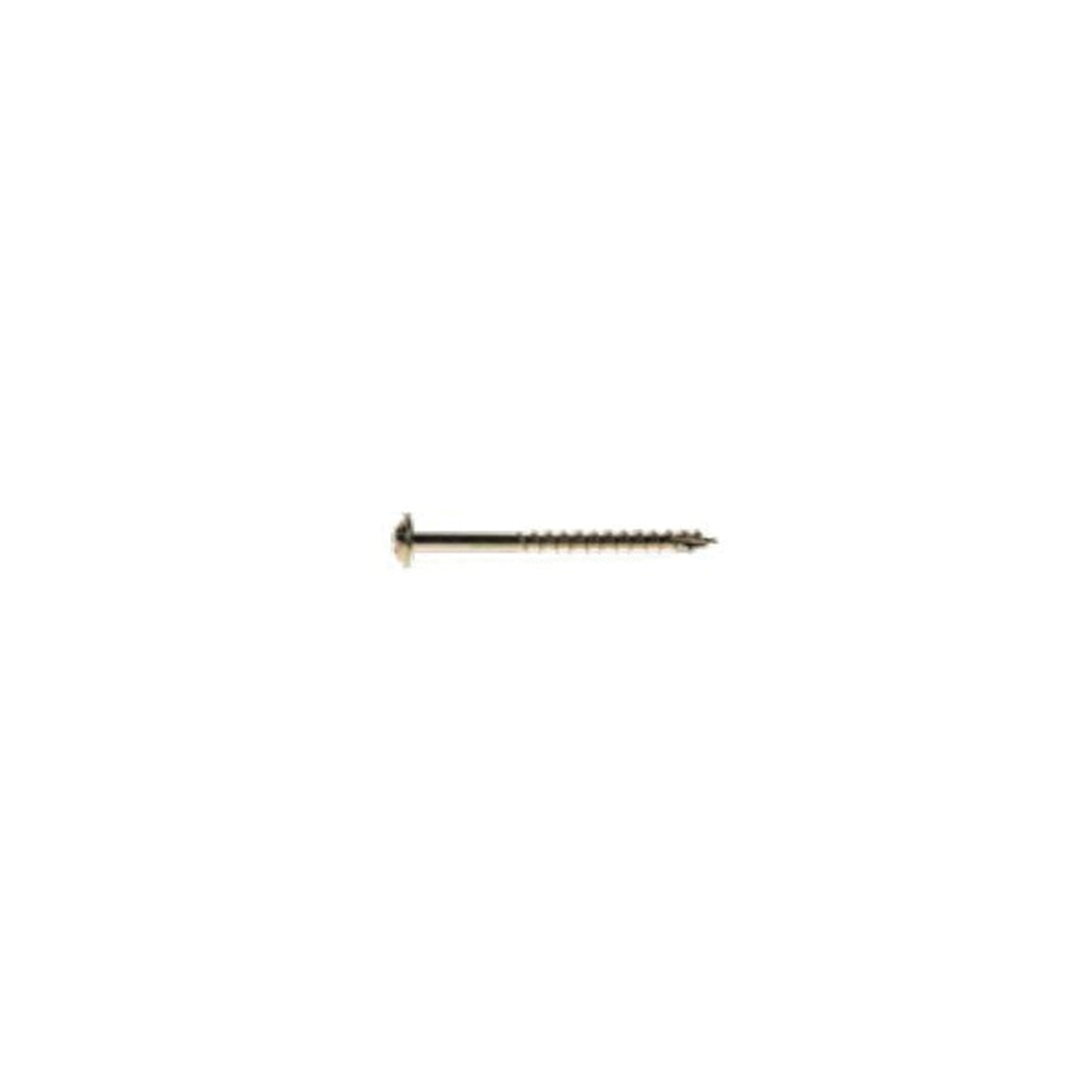 NCBS2381 Cabinet Screw, #8 Thread, 2-3/8 in L, Coarse Thread, Round Washer Head, Phillips Drive, Type 17 Point