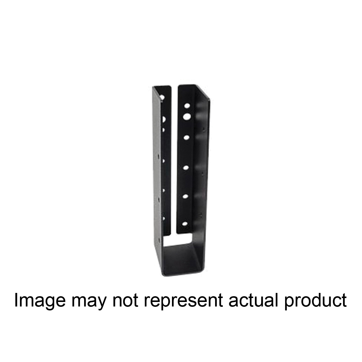 Outdoor Accents APLH1.75-6 Light Joist Hanger, 5 in H, 1-7/8 in D, 1-13/16 in W, 2 x 6 in, Black