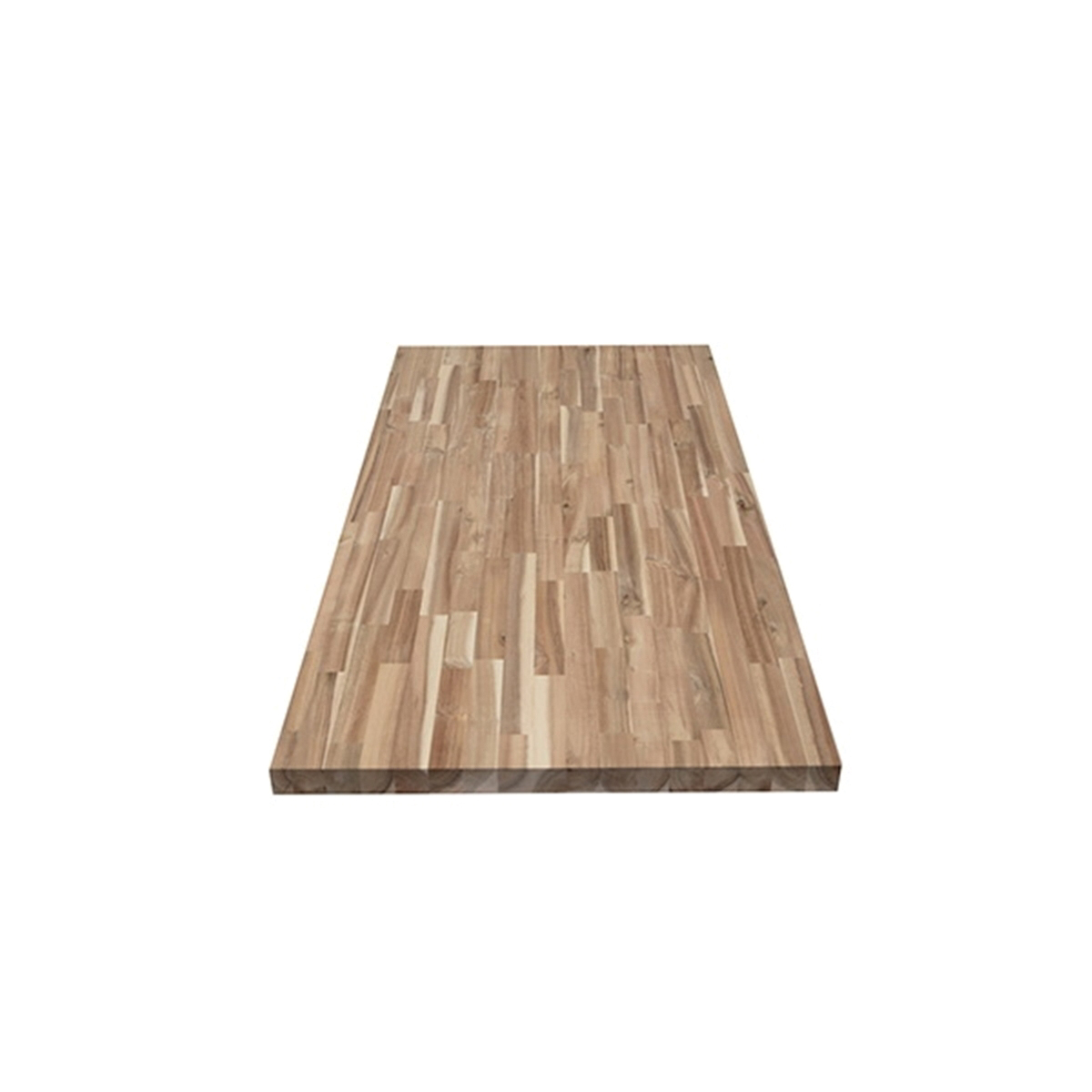 CenterPointe Series AC3974CP Butcher Block Top, 74 in L, 39 in D, 1-1/2 in Thick, Acacia Wood