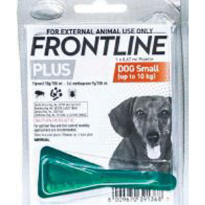 Frontline Plus Small Dog Flea & Tick Control, 3 Pack