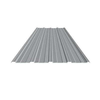 Strongpanel 2110041-16 Roof Panel, 16 ft L, 36 in W, 29 ga Thick Material, Steel, Acrylic-Coated Galvalume