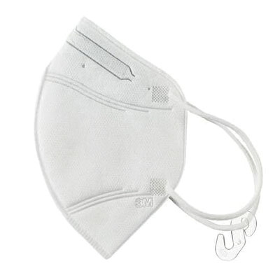 3M AFFM-1-DC Advanced Filtering Face Mask, White, Side Band with Hook Fastening, Disposable - 2