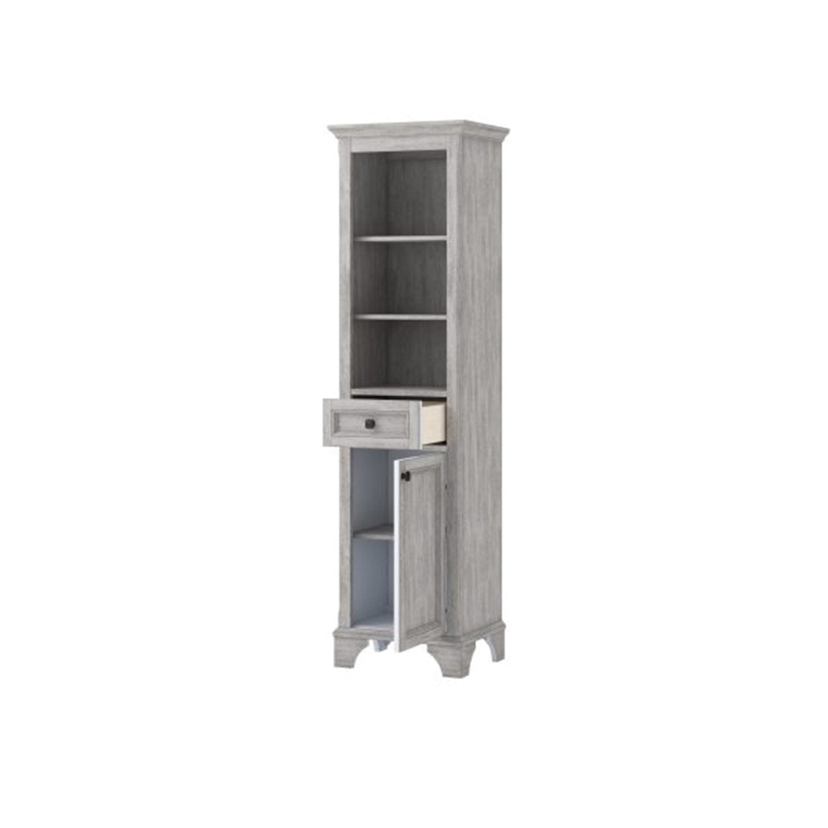 Foremost Ellery EBGL1970 Linen Cabinet, 2-Shelf, 1-Drawer, Wood - 3