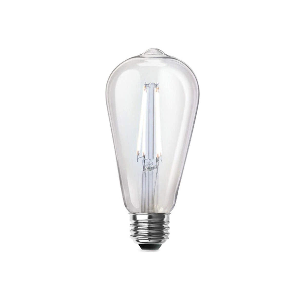 ST1960/CL/950CA/2 LED Bulb ST19 Lamp, ST19 Lamp, 60 W Equivalent, E26 Medium Lamp Base, Dimmable, Clear