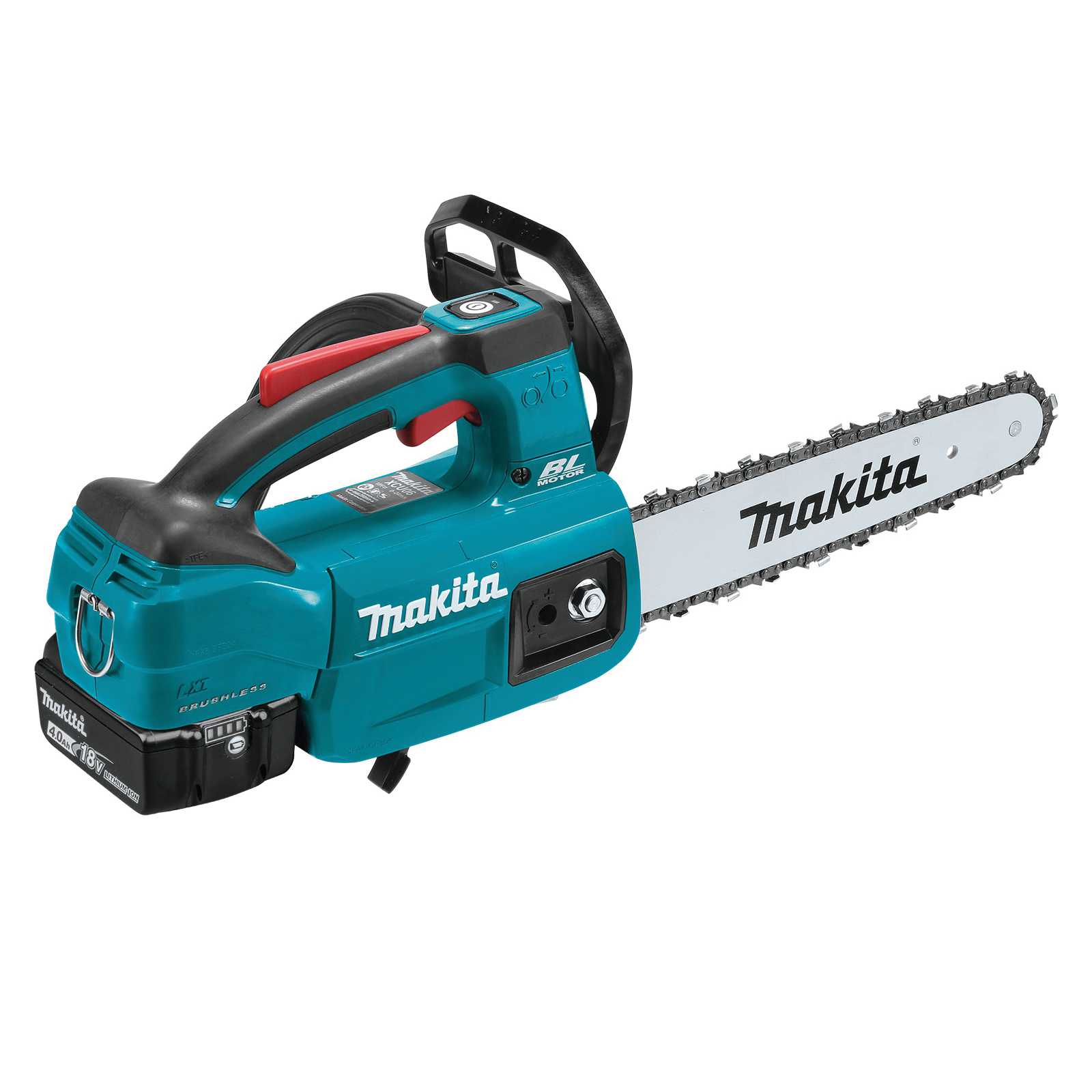 Lxt Cordless Brushless Chainsaw Kit, Makita, 4 Ah, 18 V, Lithium-Ion, 10 in L Bar/Chain - 2