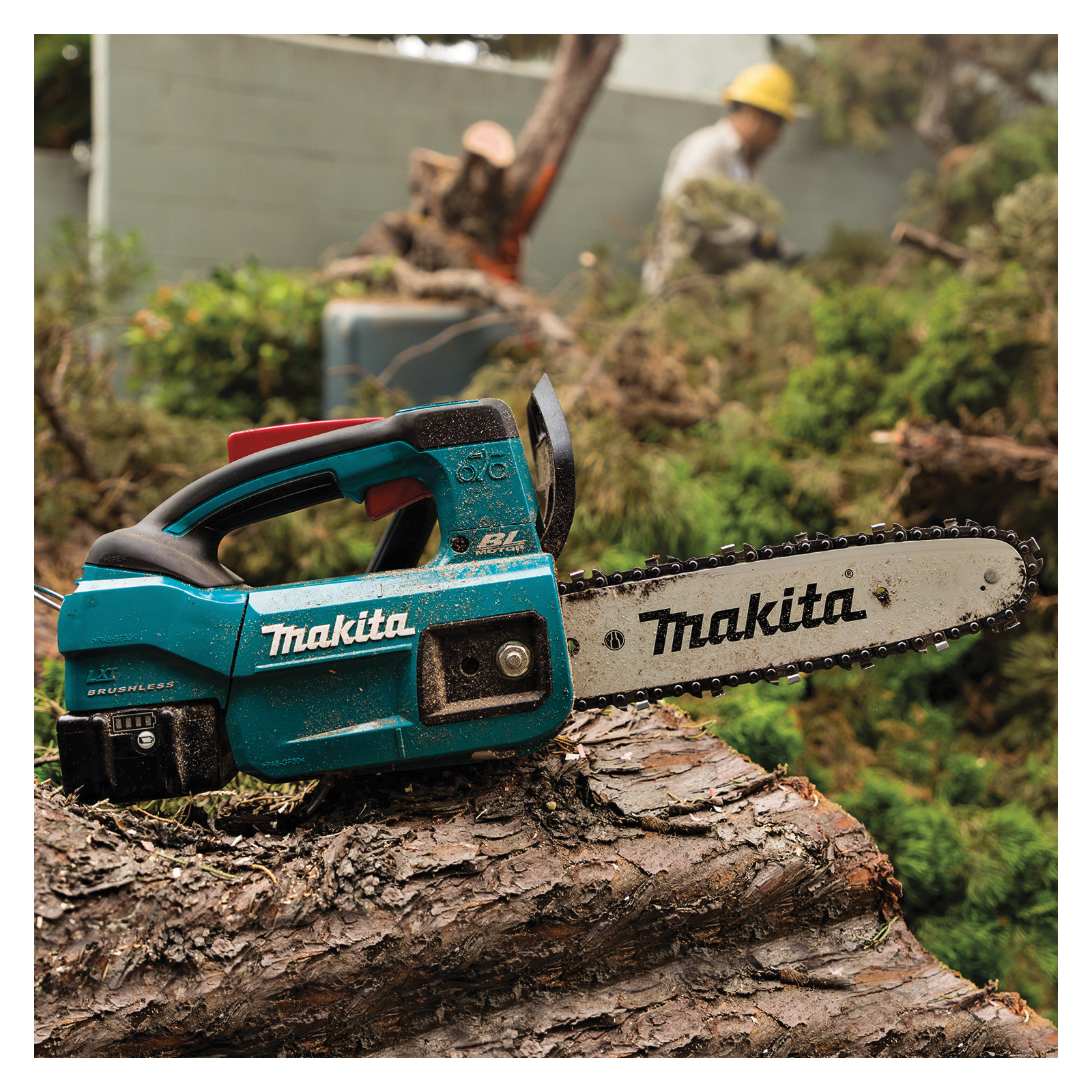Lxt Cordless Brushless Chainsaw Kit, Makita, 4 Ah, 18 V, Lithium-Ion, 10 in L Bar/Chain - 5