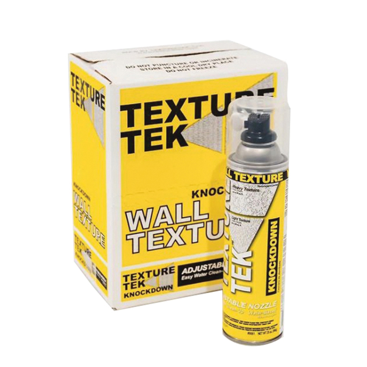 TextureTek 9061 Knockdown Wall Texture, Paste, Off-White, 20 oz Can - 2