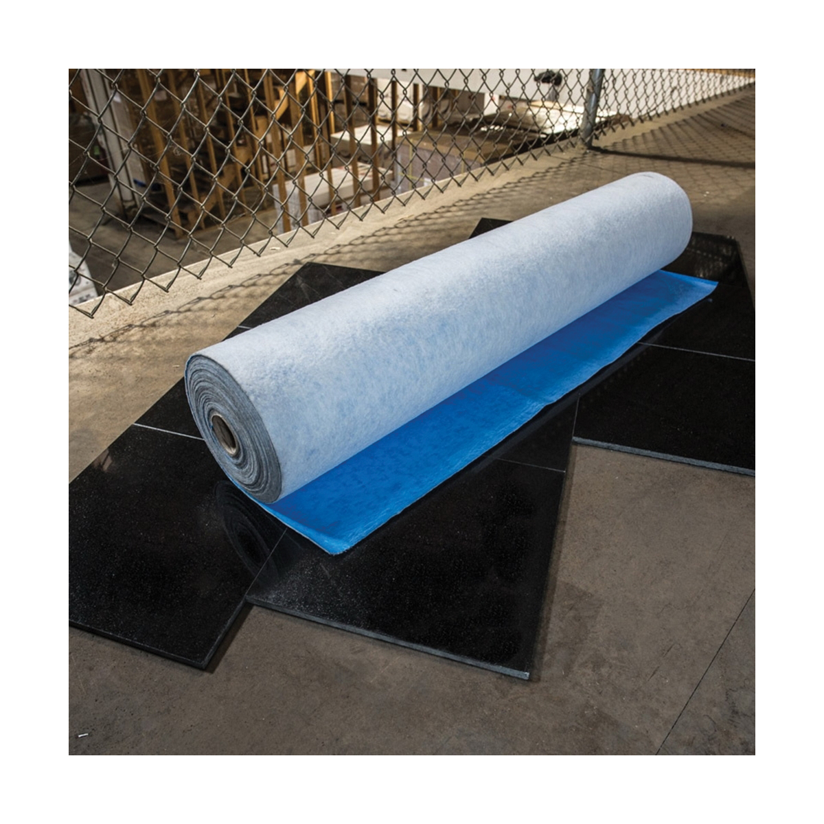 Surface Shields MS4045 All-Purpose Floor Protection, 45 ft L, 40 in W, PET Fiber, Blue - 3