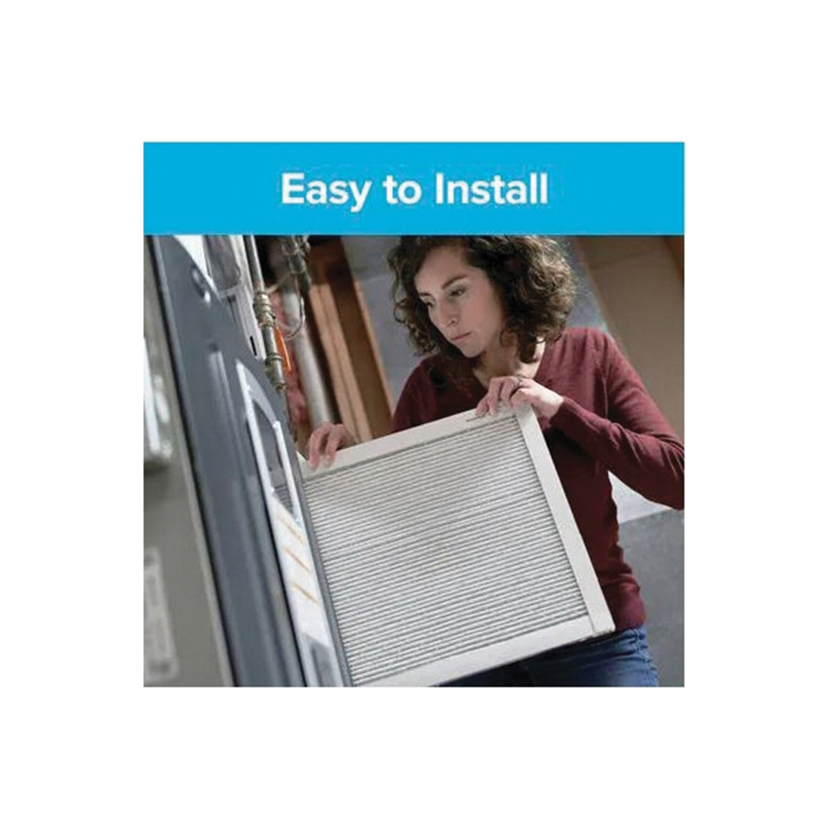 Filtrete FPL02-2PK-24 Air Filter, 20 in L, 20 in W, 2 MERV, 100 um MPR - 2