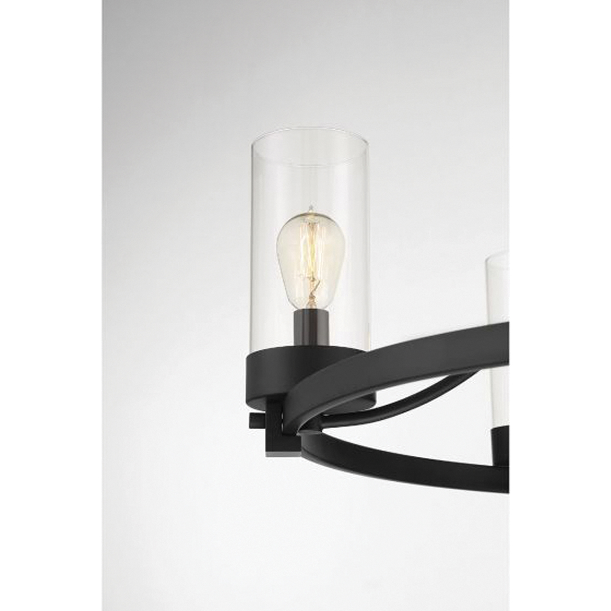 Meridian Chandelier, Savoy House, 5-Light, Matte Black - 3