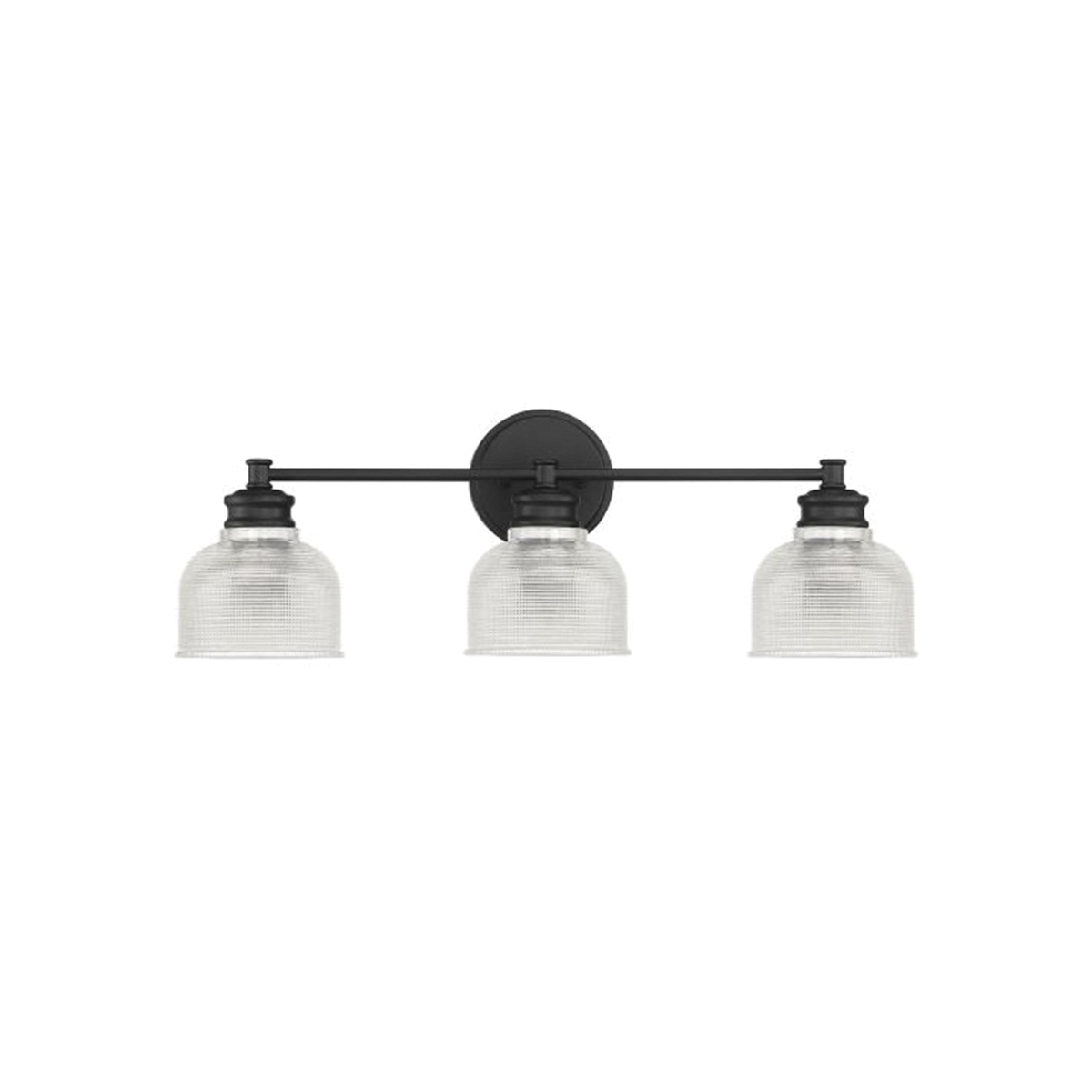 Meridian Vanity Light, Savoy House, 3-Light, 24-1/4 in W, Matte Black - 2