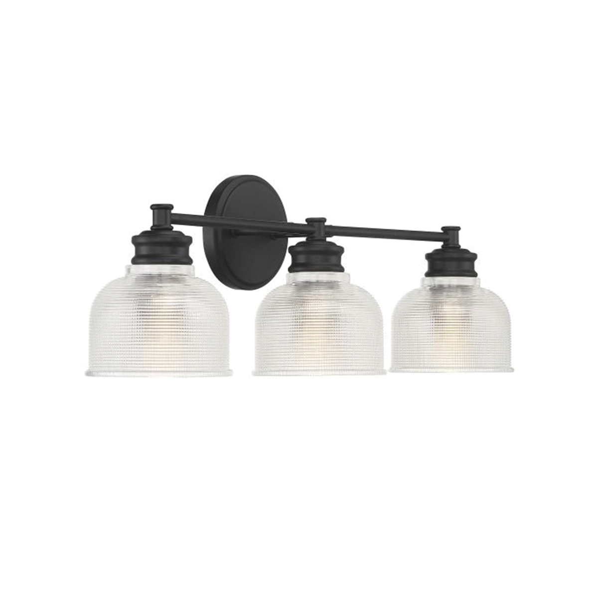 Meridian Vanity Light, Savoy House, 3-Light, 24-1/4 in W, Matte Black - 3