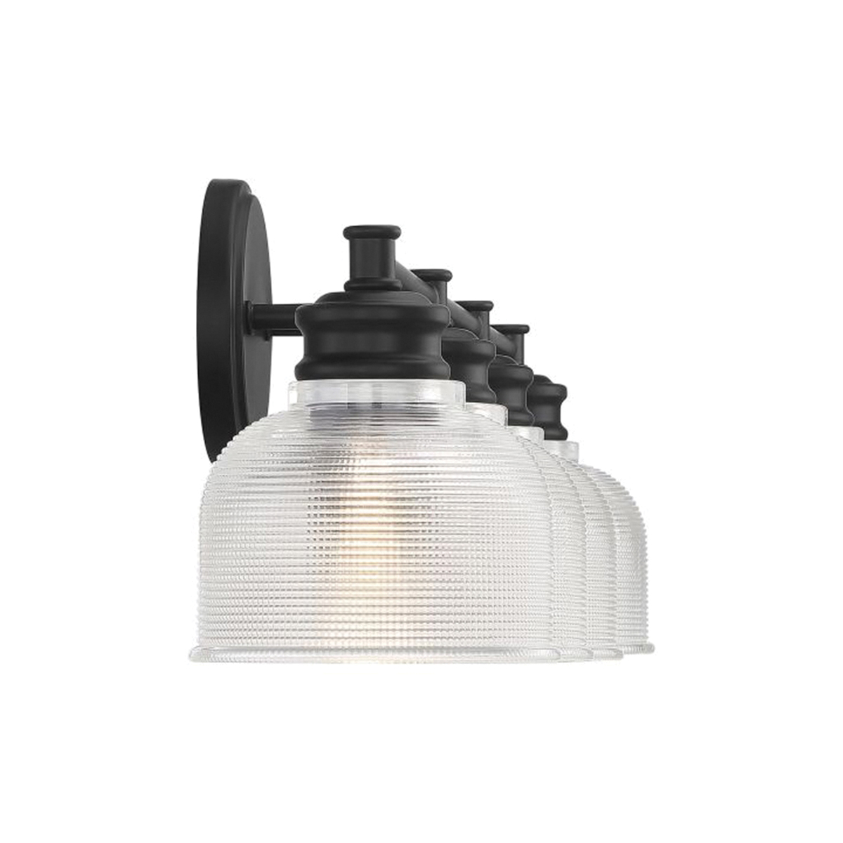 Meridian Vanity Light, Savoy House, 4-Light, 32 in W, Matte Black - 5