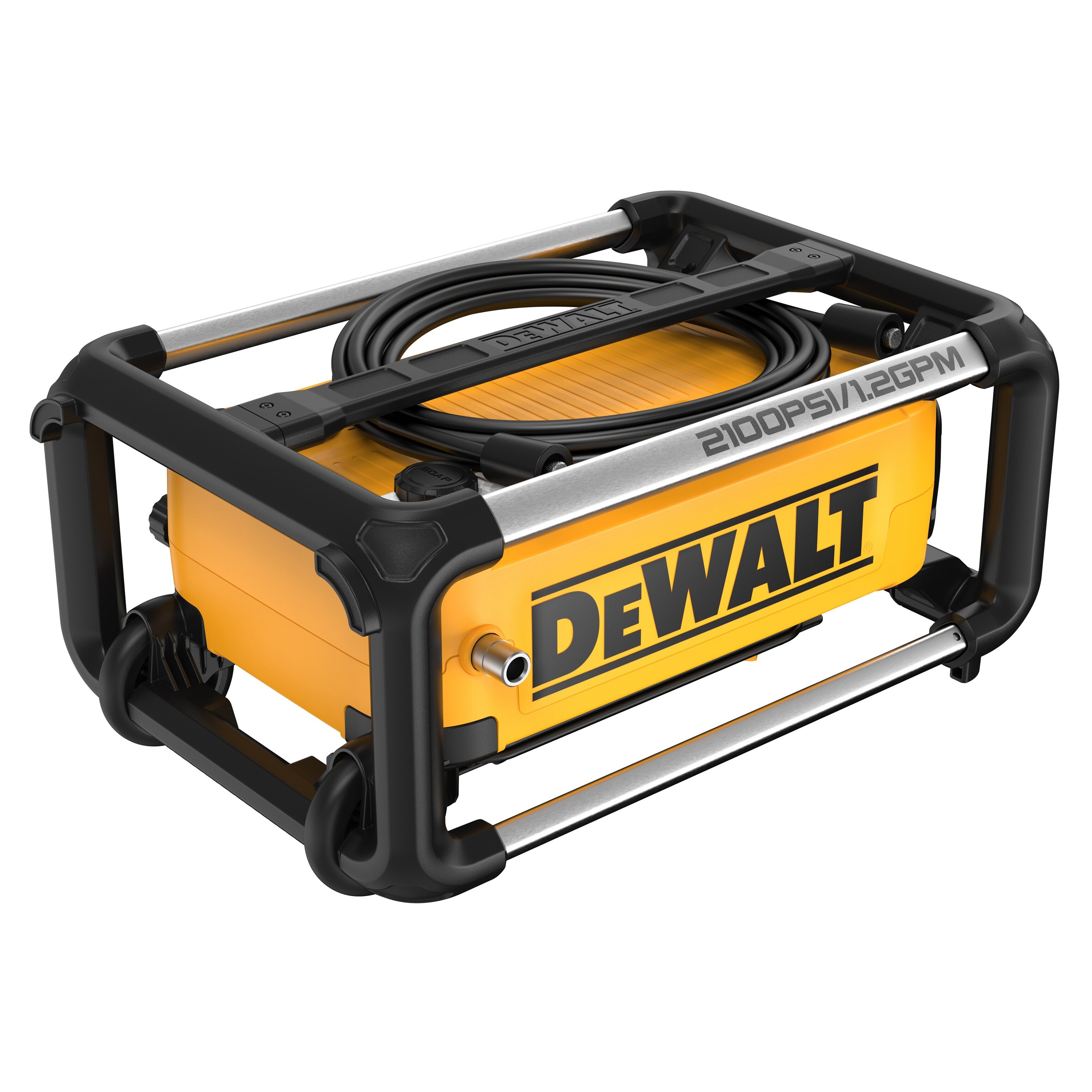 DEWALT DWPW2100 Electric Cold Water Pressure Washer, 13 A, Axial Cam Pump, 2100 psi Operating, 1.2 gpm, Turbo Nozzle - 2