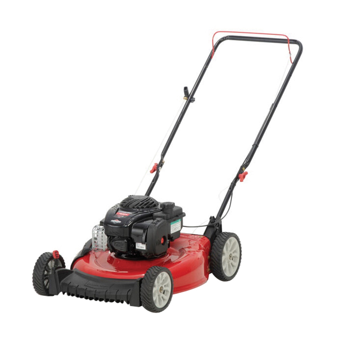 Troy-Bilt 11A-A0BL766 Push Lawn Mower, 140 cc Engine Displacement, 21 in W Cutting, Recoil Start - 3