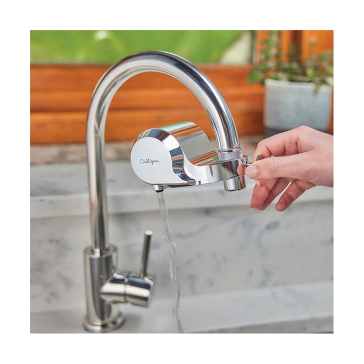 Faucet Filtration System, Culligan, 300 Gallon, Chrome - 3