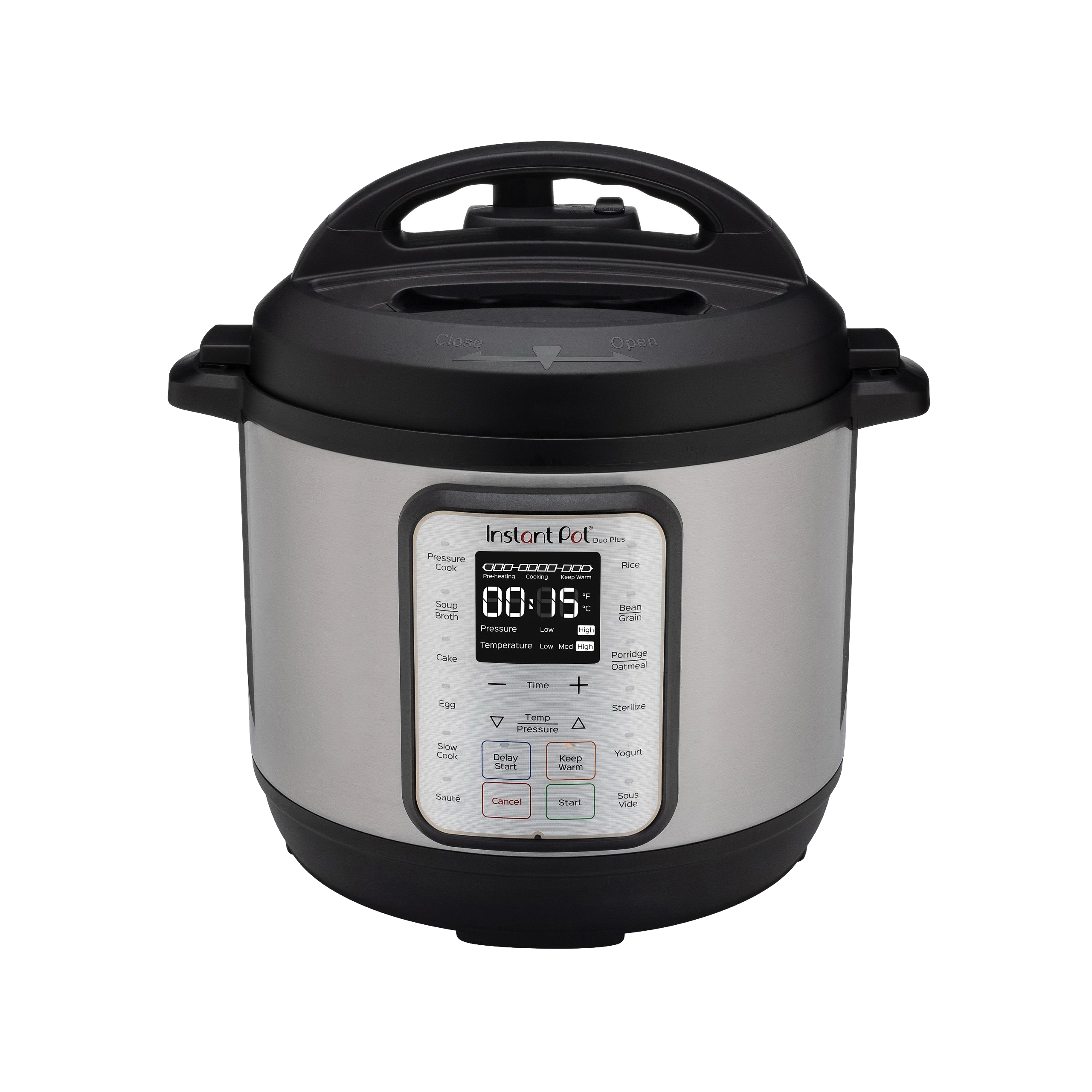 Instant Duo Series 112-0126-01 Deep Fryer, 6 qt Capacity, 1000 W, Button Control, 18/8 Stainless Steel, Black, 12.2 in L