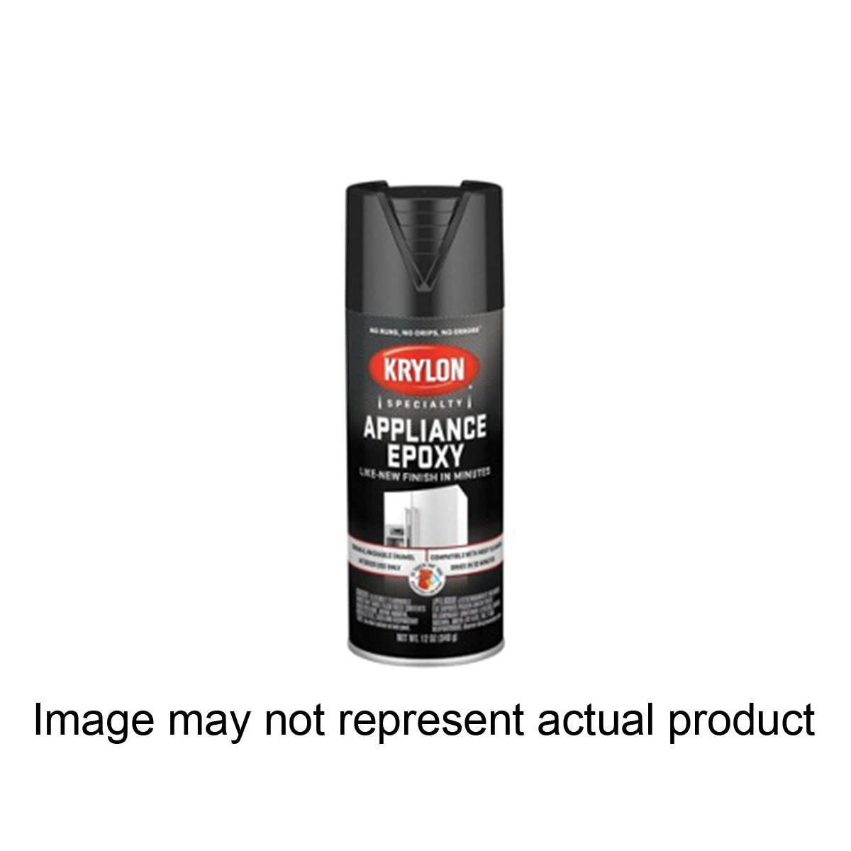 Krylon 3201 Appliance Epoxy Spray, White, 12 oz