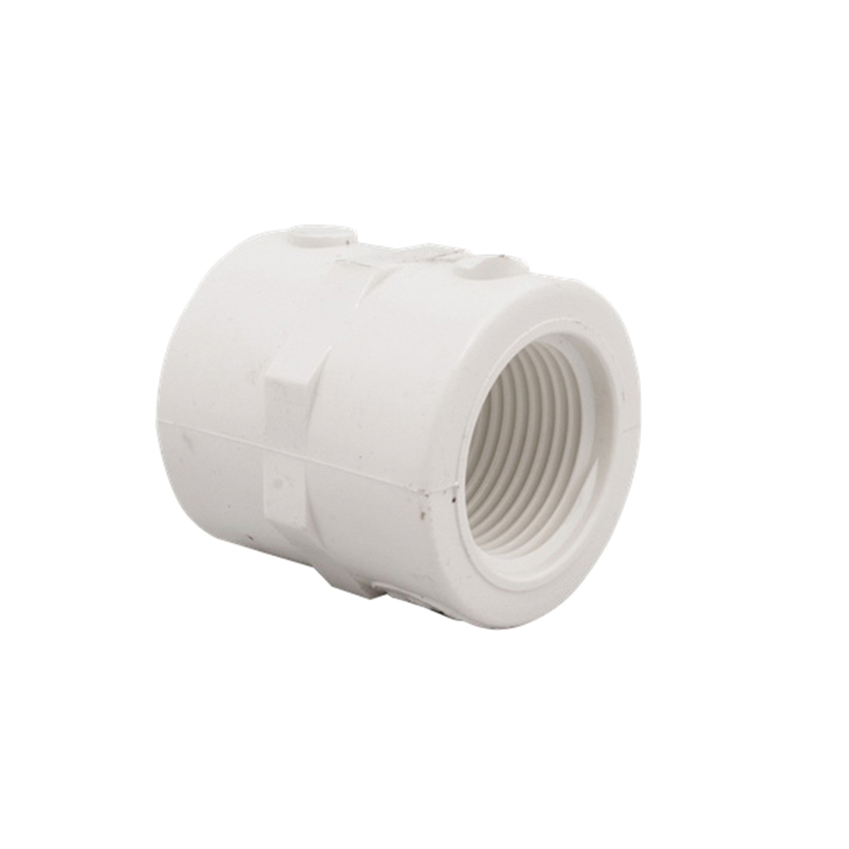 435466 Pipe Coupling, 1/2 in, FPT, PVC, SCH 40 Schedule