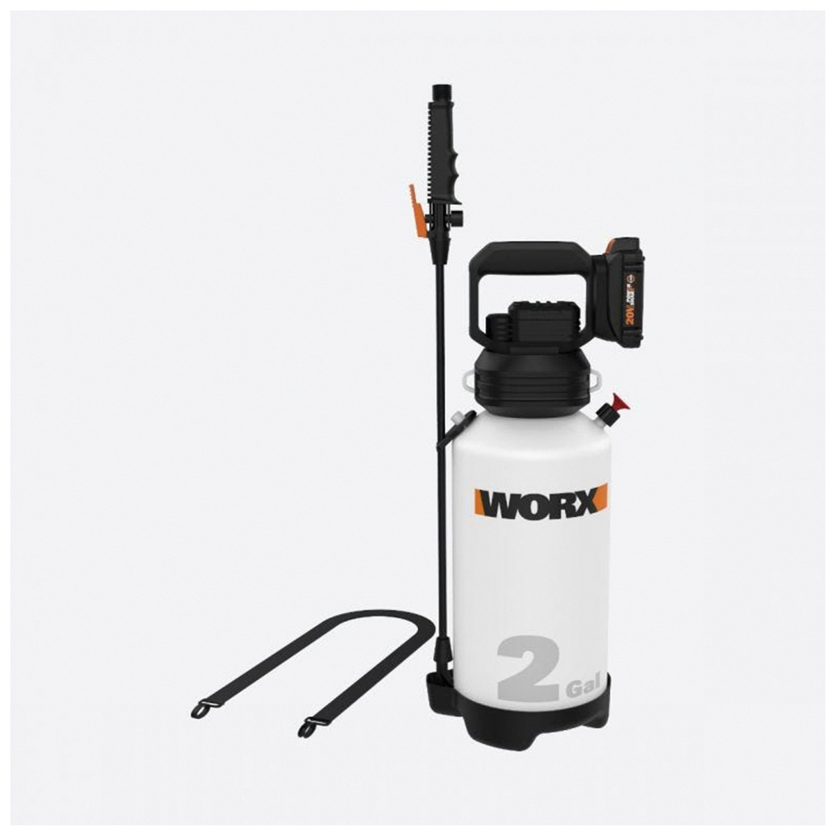 WG829 Cordless Lawn Sprayer, 20 V Battery, 2 Ah, 2 gal Capacity