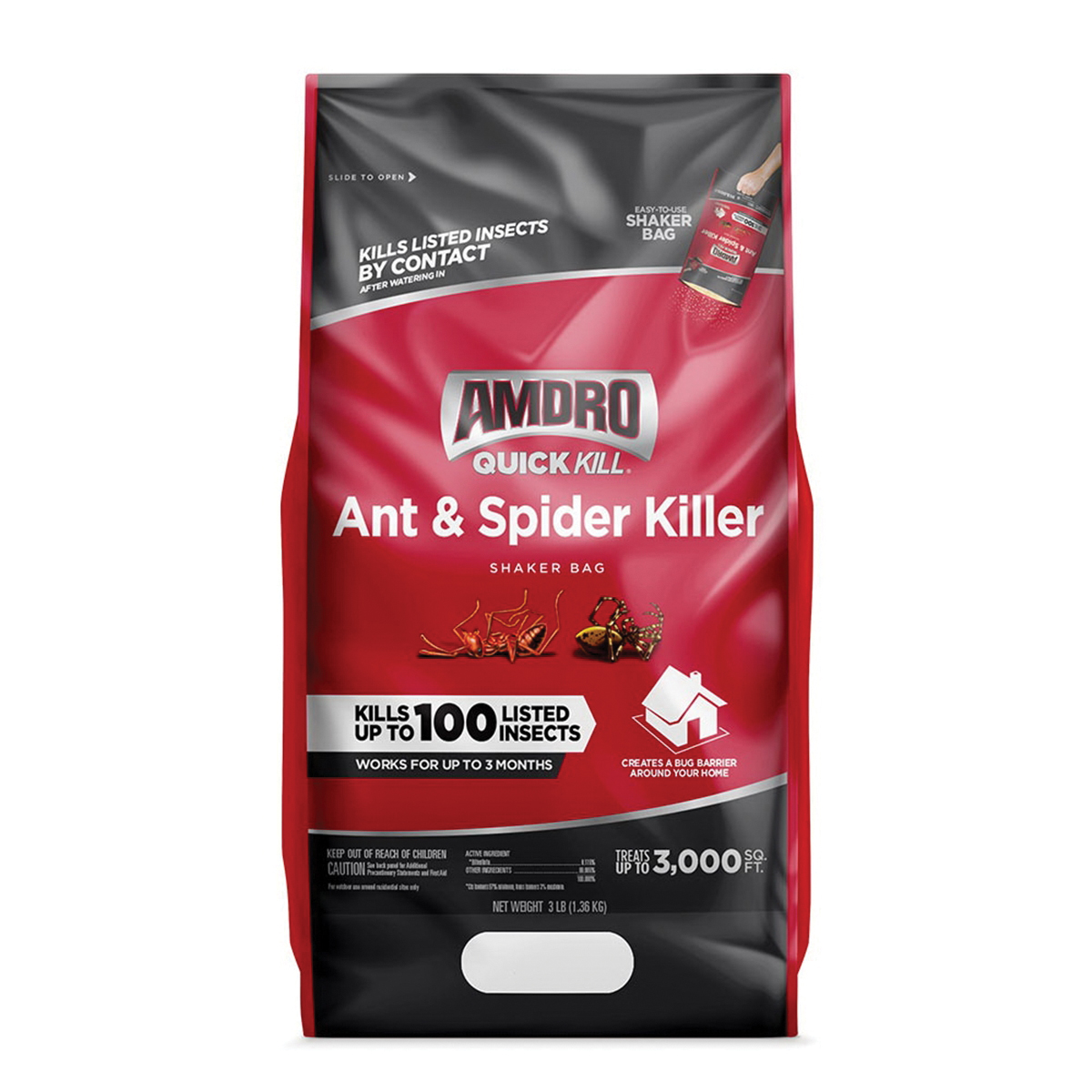 100545849 Ant and Spider Killer Solid, Solid, 3 lb Bag