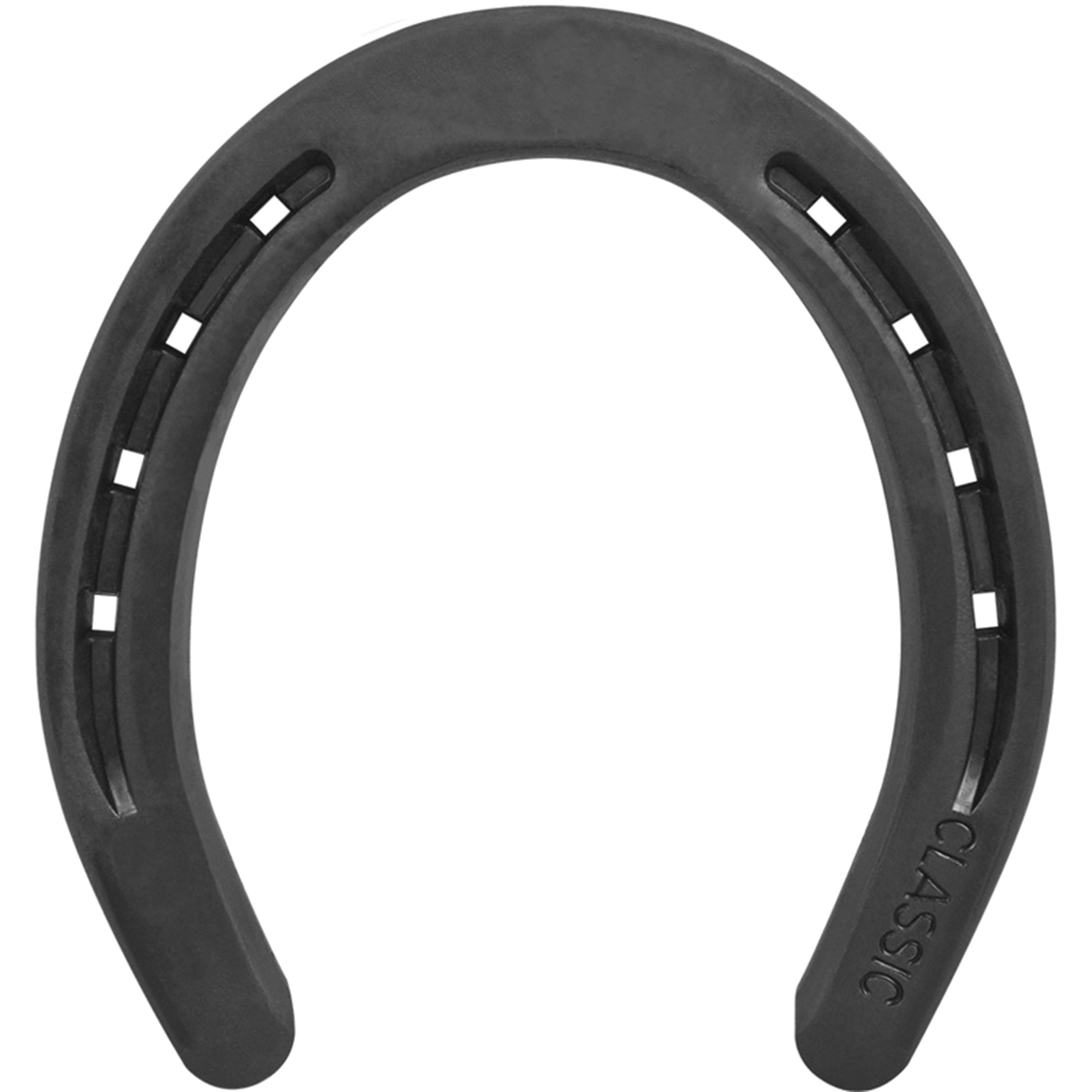 Farrier DC2PR Classic Plain Horseshoe, 1/4 in Thick, 2, Steel