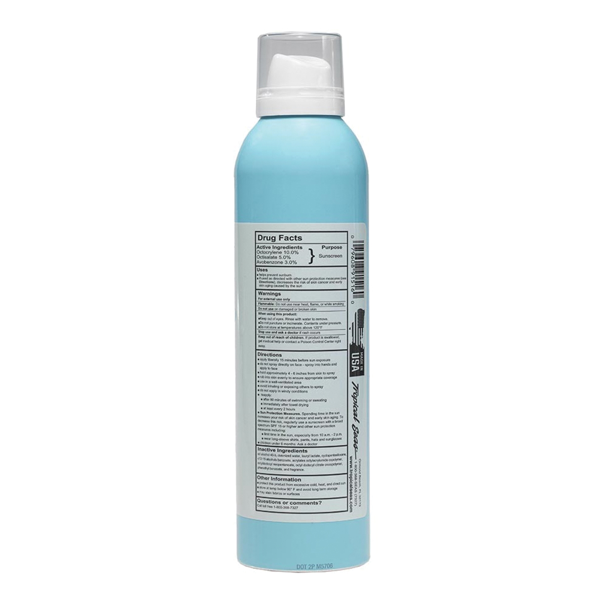 Land Shark LS91516 Sunscreen, Light Coconut, 6.5 oz