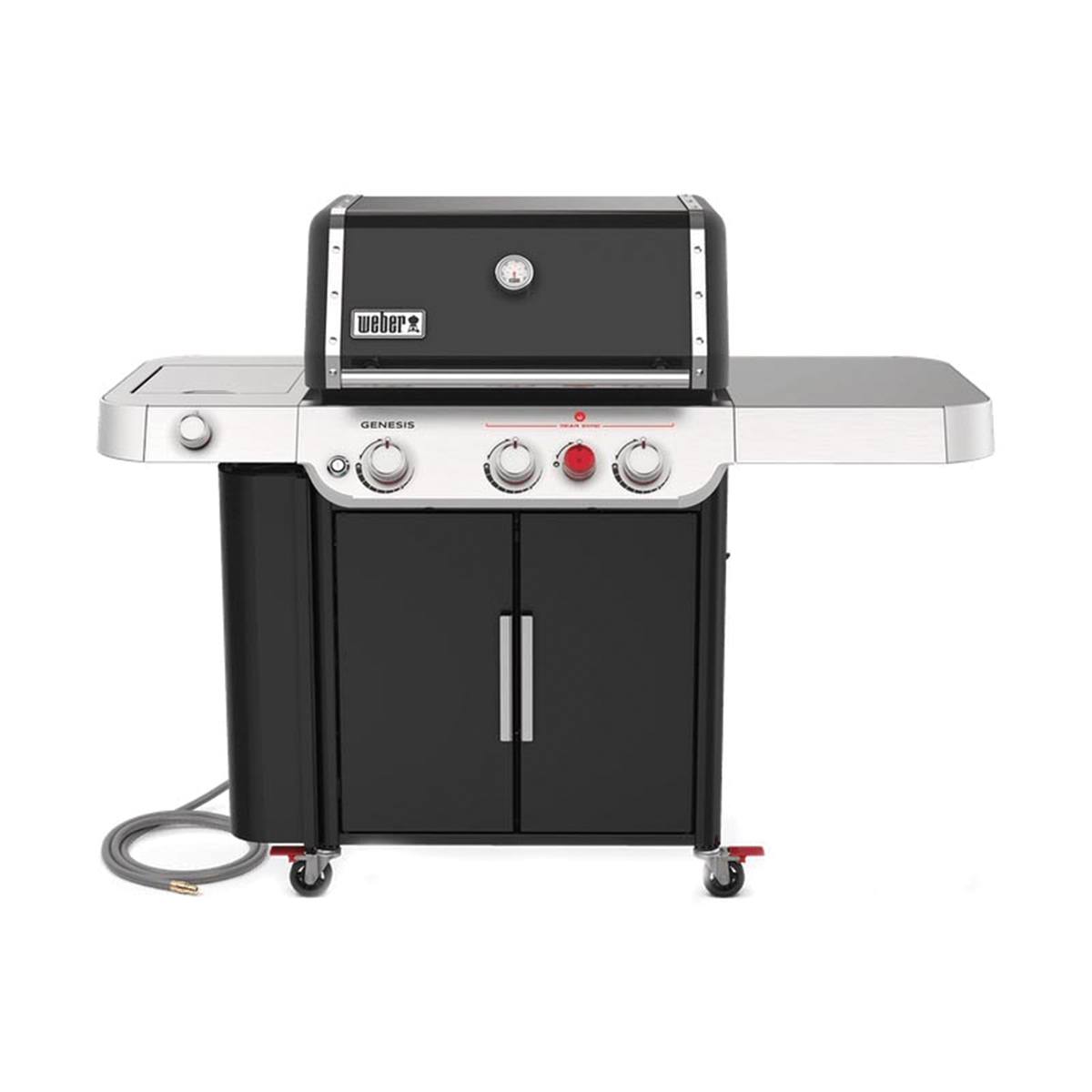 Weber GENESIS E-335 Series 37410001 Gas Grill, 39,000 Btu, Natural Gas, 3-Burner, 513 sq-in Primary Cooking Surface, 1/EA