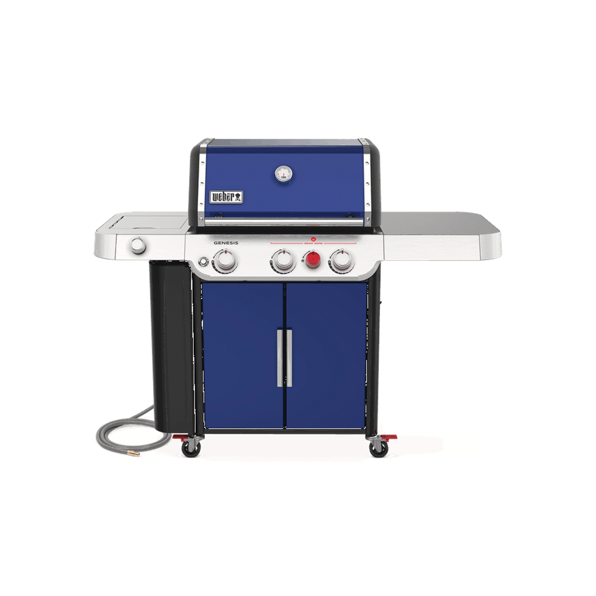 Weber GENESIS E-335 Series 37480001 Gas Grill, 39,000 Btu, Natural Gas, 3-Burner, 513 sq-in Primary Cooking Surface, 1/EA