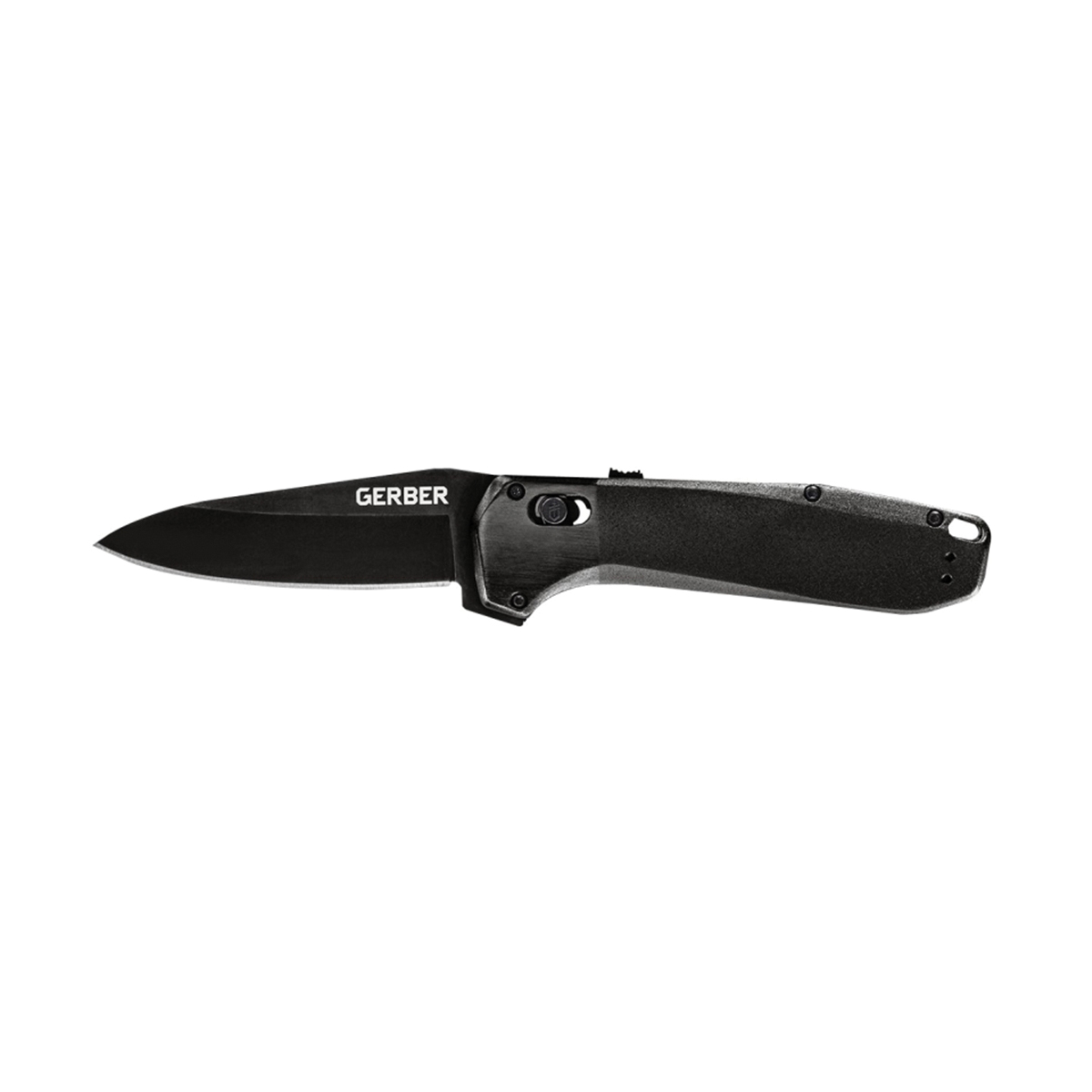 Highbrow Series 31-003674 Folding Knife, 3-1/2 in L Blade, Steel Blade, 1-Blade, Smooth Handle, Black Handle