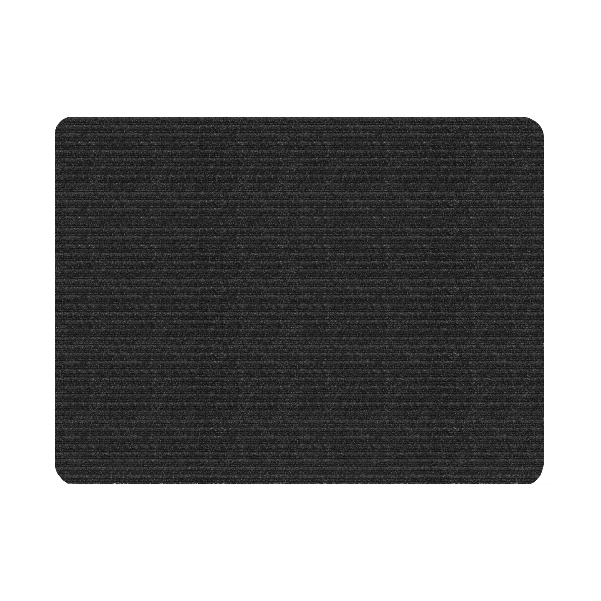 1005072 Runner Utility Mat, 36 in L, 24 in W, 0.15 in Thick, Concord Pattern, Polyester Rug, Black