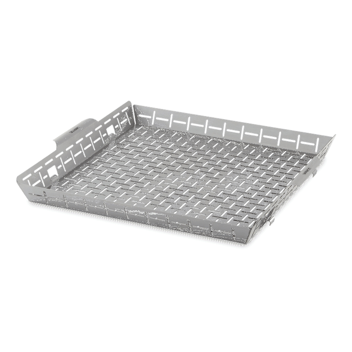 Weber Crafted Series 7673 Roasting Basket, 16.3 in L, 17.2 in W, Stainless Steel