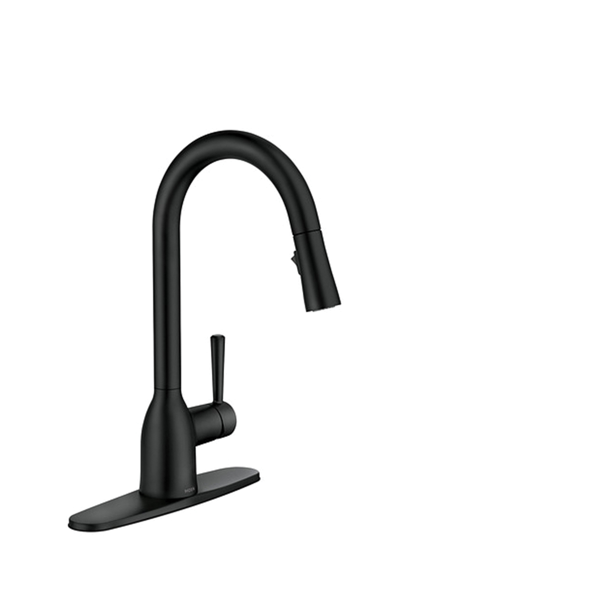 Adler Series 87233BL Pull-Down Kitchen Faucet, 1.5 gpm, 1-Faucet Handle, 1-Faucet Hole, Metal, Matte Black