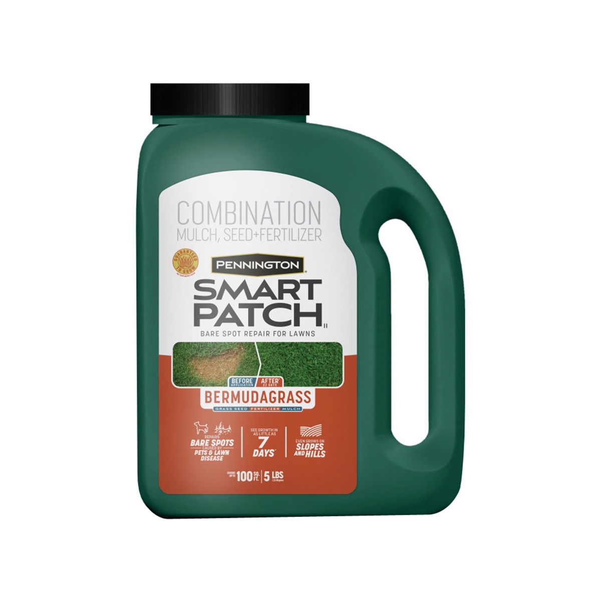 Smart Patch 100545645 Bermuda Grass Mix, 5 lb Jug