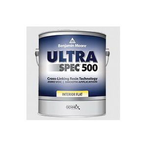 Ultra Spec 500 T535 Series T535-2X-001 Interior Paint, Flat Sheen, 2X Tint, 1 gal