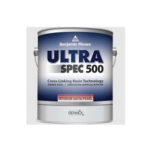 Ultra Spec 500 T545 Series T545-01-G Interior Paint, Pearl/Satin Sheen, White, 1 gal
