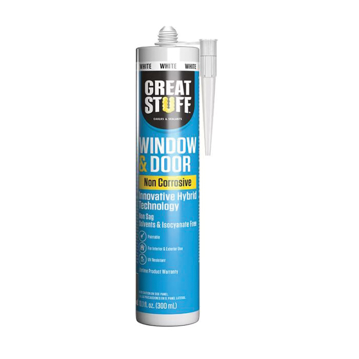 99DOOR3007 Window and Door Hybrid Sealant, Clear, 24 hr Curing, 10.1 fl-oz Cartridge