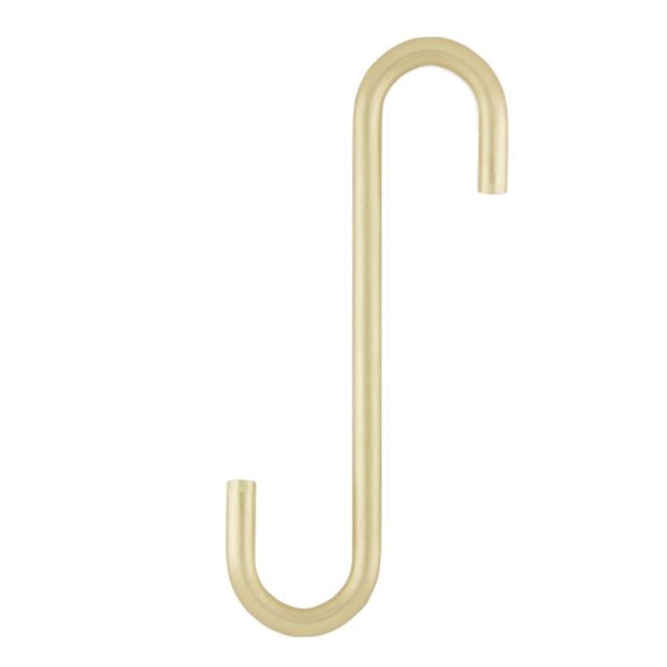 National Hardware Modern Series N275-515 Small S-Hook, 4-3/4 in H, Steel, Brushed Gold - 2