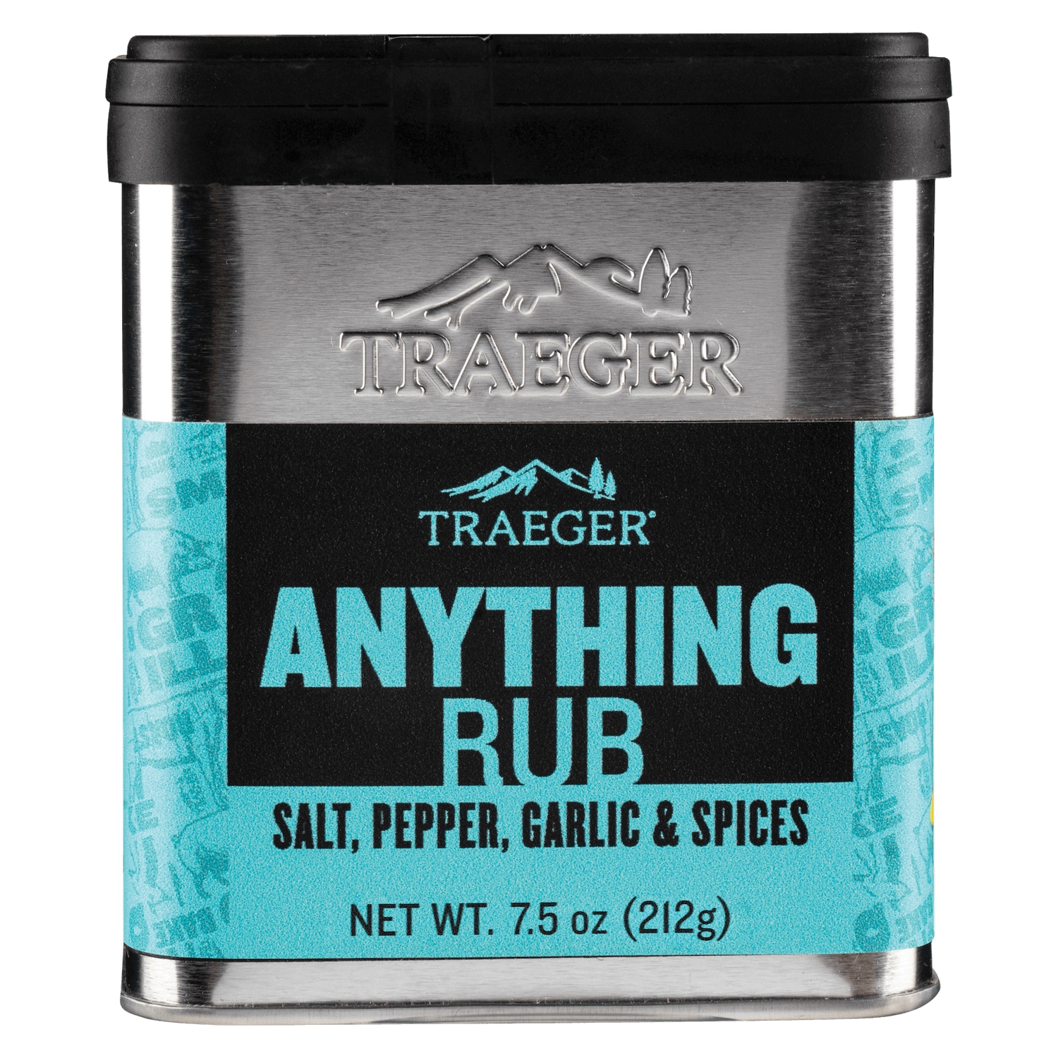 TRAEGER SPC207 Anything BBQ Rub, Savory, 7.5 oz Tin