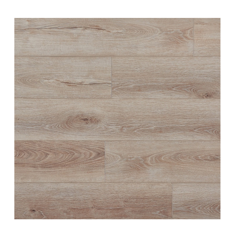 Santa Monica Series CVP103S07 Flooring Plank, 48 in L, 7 in W, Beveled Edge, Authentic Wood Pattern, Vinyl
