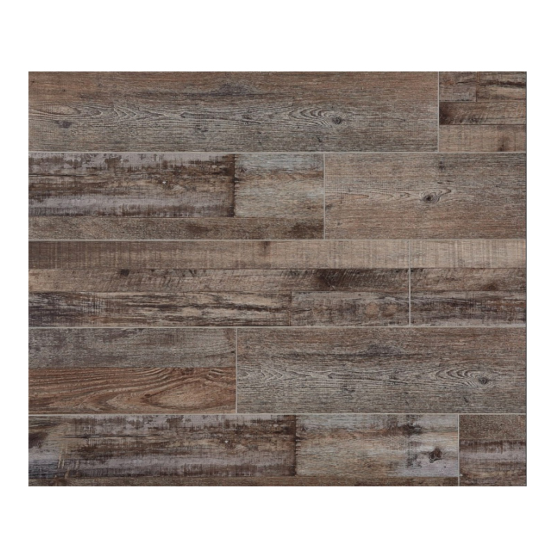 Santa Monica Series CVP103S05 Flooring Plank, 48 in L, 7 in W, Beveled Edge, Authentic Wood Pattern, Vinyl