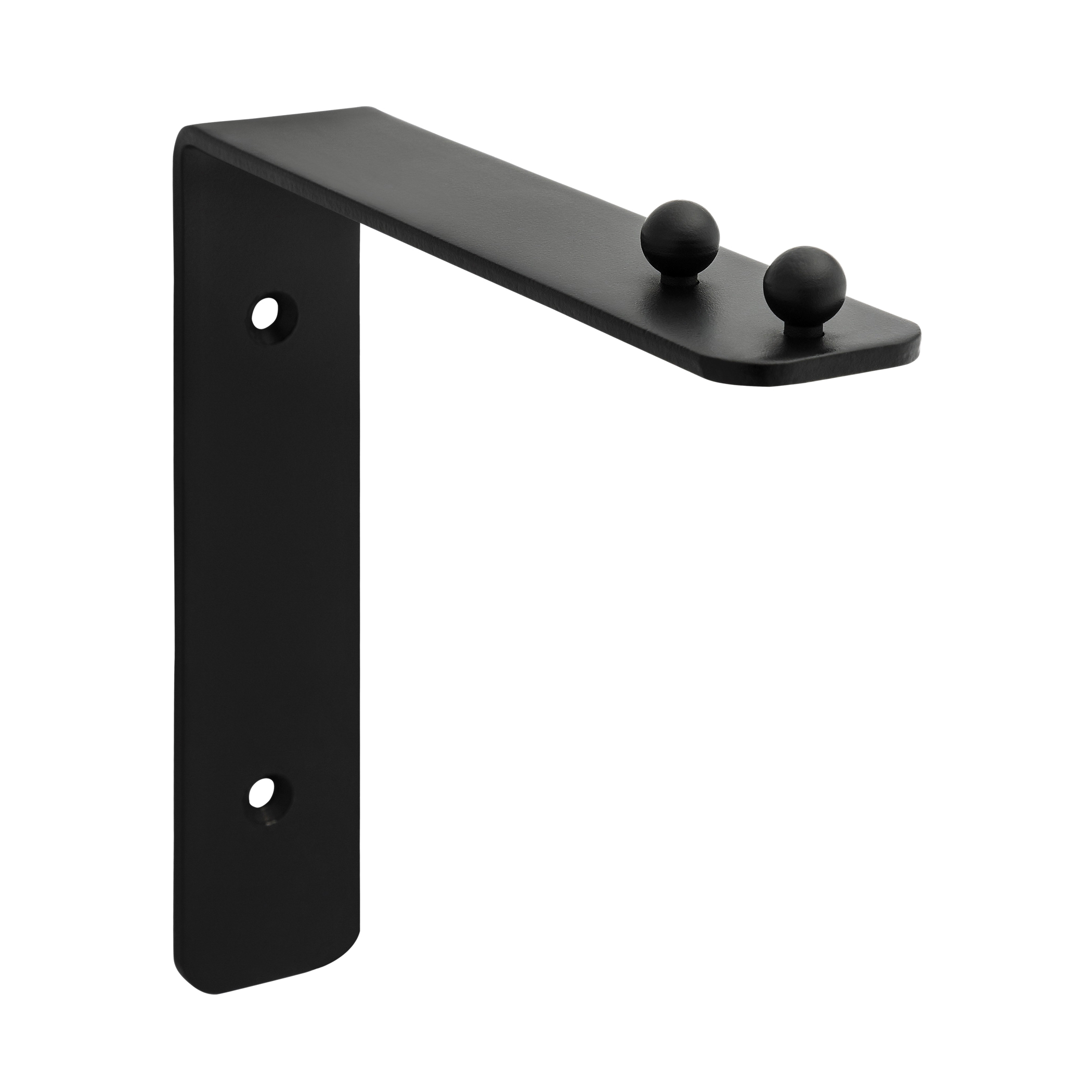 N275-530 Wall Bracket, 7 in L, Black