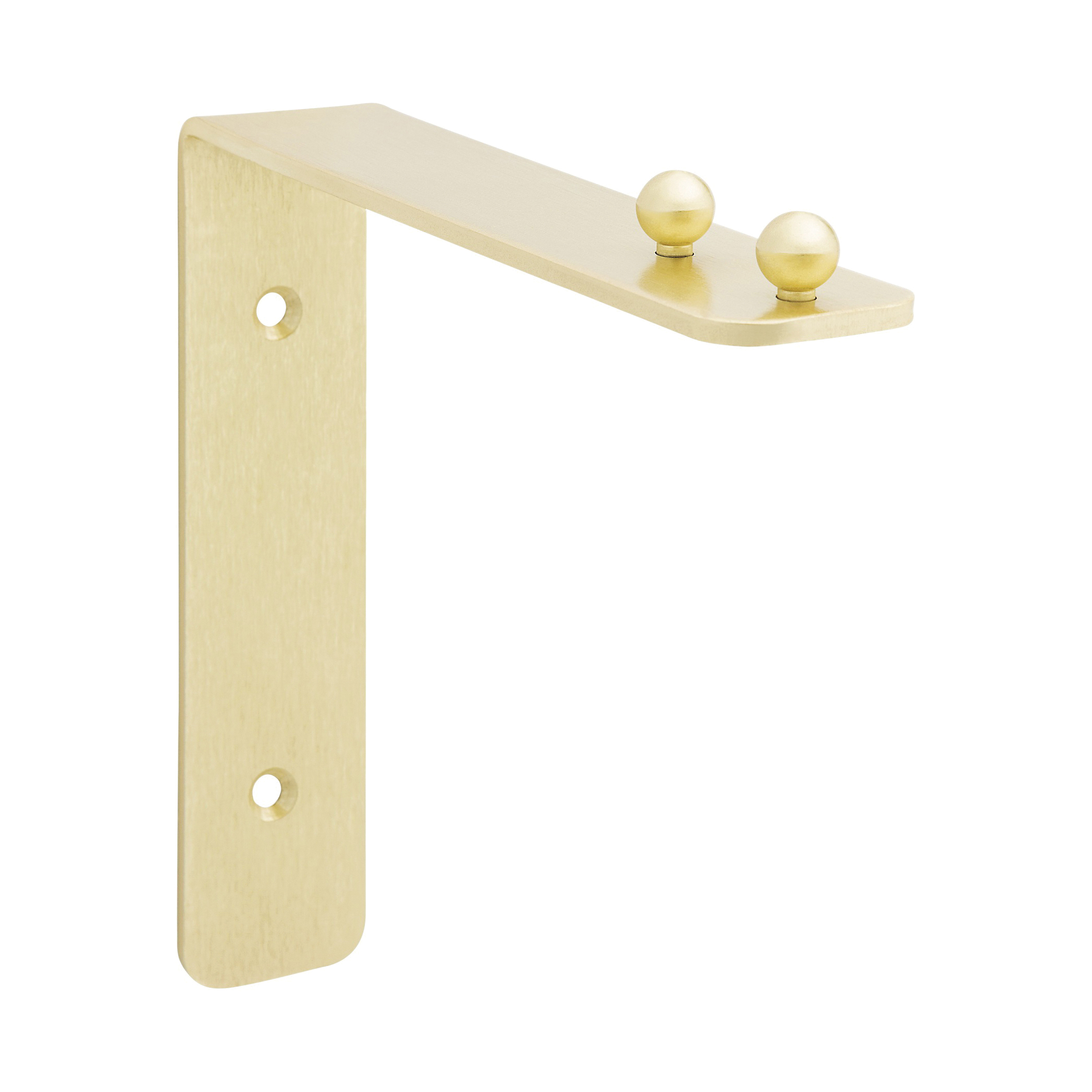 N275-504 Wall Bracket, 7 in L, Brushed Gold