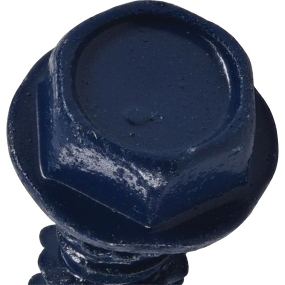 Power Pro 377243 Concrete Screw Anchor, 1/4 in Dia, 1-1/4 in L, Carbon Steel, Epoxy-Coated, Blue, 25/PK