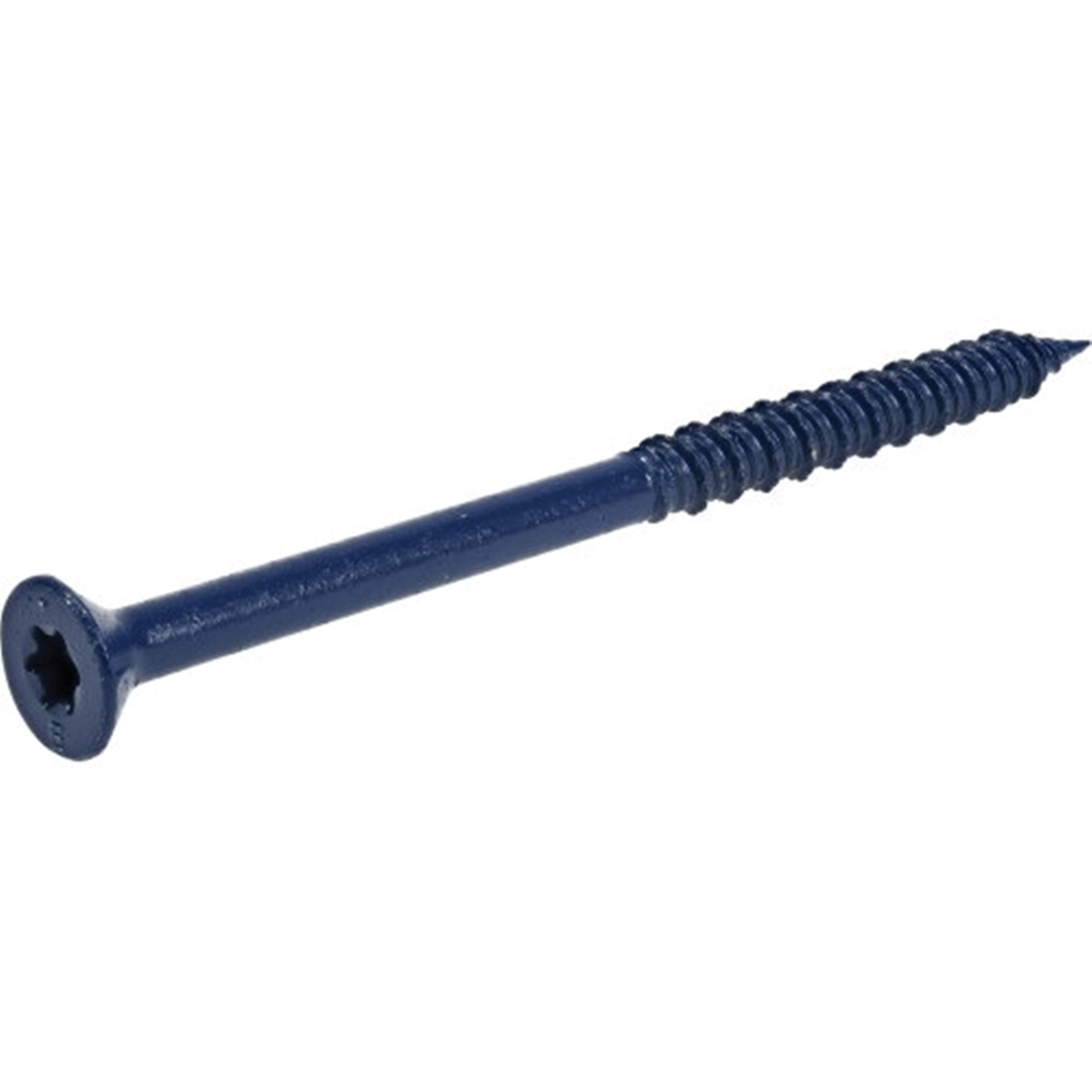Power Pro 377266 Concrete Screw Anchor, 1/4 in Dia, 3-3/4 in L, Carbon Steel, Epoxy-Coated, 10/PK