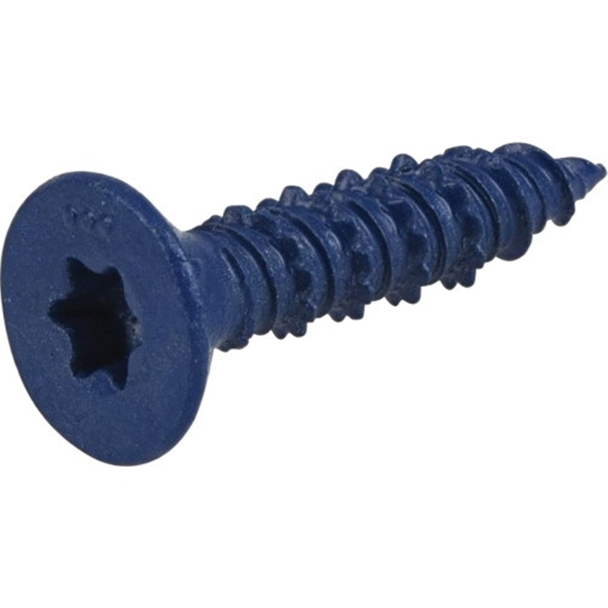 Power Pro 377261 Concrete Screw Anchor, 1/4 in Dia, 1-1/4 in L, Carbon Steel, Epoxy-Coated