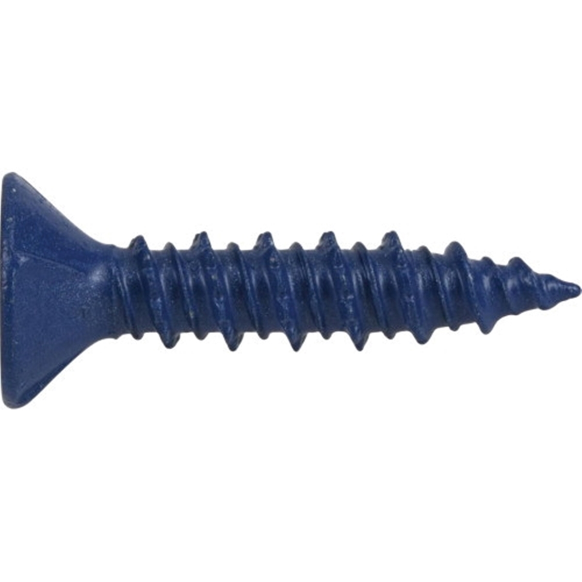 Power Pro 377261 Concrete Screw Anchor, 1/4 in Dia, 1-1/4 in L, Carbon Steel, Epoxy-Coated
