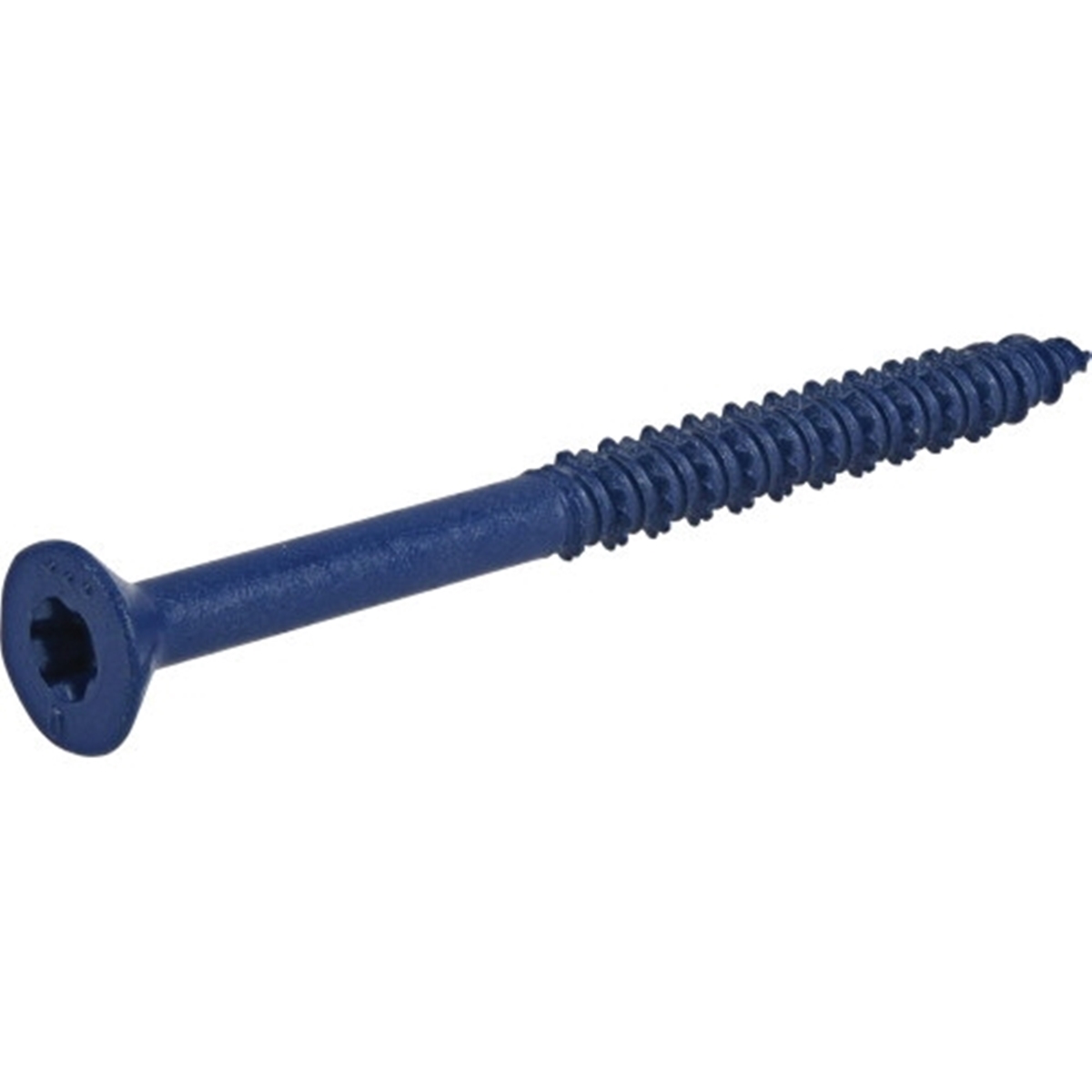 Power Pro 377265 Concrete Screw Anchor, 1/4 in Dia, 3-1/4 in L, Carbon Steel, Epoxy-Coated, 10/PK