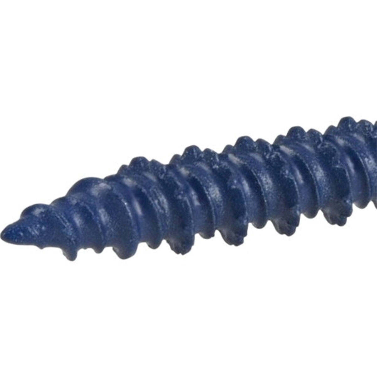 Power Pro 377265 Concrete Screw Anchor, 1/4 in Dia, 3-1/4 in L, Carbon Steel, Epoxy-Coated, 10/PK